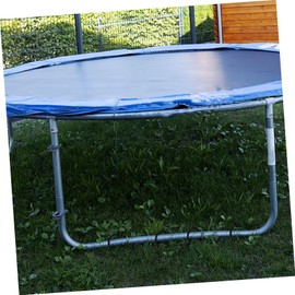 KOMBIUDA 4pcs Heavy-Duty Iron Trampoline Stakes U-Shaped Ground Stakes for Tents Wear-Resistant and for Camping Hiking and Outdoor Activities