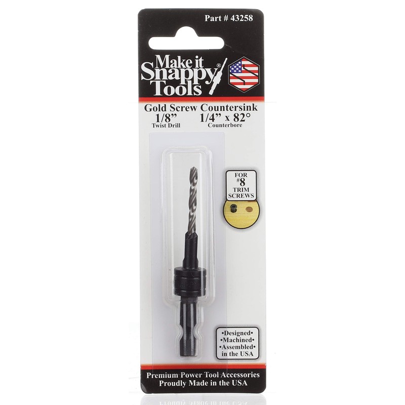 Make it Snappy Tools 1/8 Inch x 1/4 Inch Trim-Screw