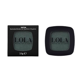Lola Make-Up Mono Eyeshadow, Dark Green, Satin, Rich Intense Pigmentation, High Coverage, Use Wet & Dry, All Skin Tone, Mineral Oil Free, Vegan & Cruelty Free, No. 003