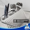 MR.SIGA Dish Drying Rack for Kitchen Counter, Compact Dish Drainer
