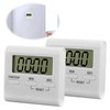 Pack of 2 Digital Kitchen Timer, Timer with Large LCD