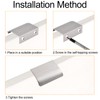 MOROBOR Finger Edge Pull, 8pcs Concealed Handle Modern Style Drawer