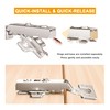 Luokim 2 Pack 1 Pair Full Overlay Soft Close Cabinet