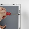 DISPLAY SALES Magnetic Poster Frame Aluminium with Black Mount Elegant
