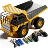 Remote Control Dump Truck for Kids Adults with 4 Battiries