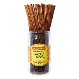 Wild Berry Incense Sticks - Fairy Dust - Fresh Citrus Scent with Lavender and Musk - Hand Dipped in The USA (100 Count)