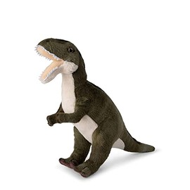 WWF T-Rex Plush Toy, Standing (15 cm), Realistically Designed Plush Toy, Super Soft, Lifelike Designed Plush Toy for Cuddling and Loving, Hand Wash Possible