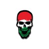 A1499 Sticker Skull Hungary Bones 7 x 4 cm