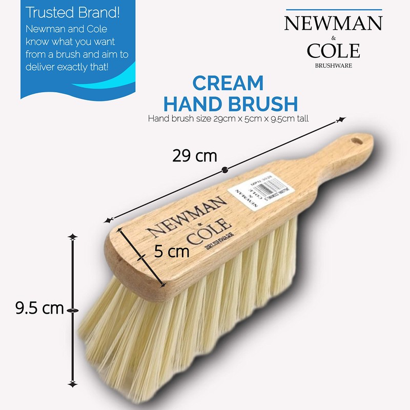 Newman and Cole Natural Wooden Hand Brushes - Choose from