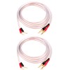 JORZOR 2 Pack Pin Type Plug to Banana Male Plug