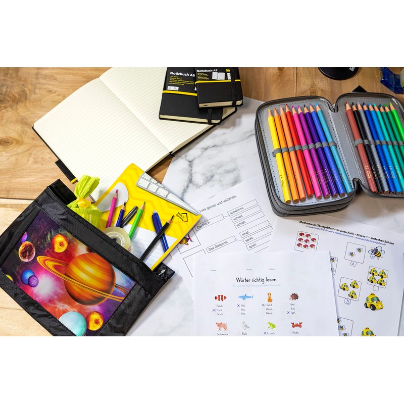 Idena 22063 Pencil Case with 3D Design Mäppche 27 Pencil