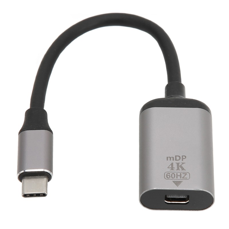 USB C to DisplayPort Adapter 4K 60Hz Aluminium Alloy Plug