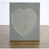 Sixtrees Romeo Heart Shaped silver plated photo frame for a