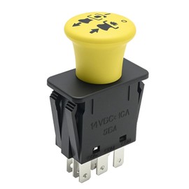 SYOWADA 430-559 10 PTO Switch, Replacement for John Deere L120 L130 D140 D150 D155 D170 LA130 LA140 LA145 LA150 X130R X140 X165 Z225 Z235 Z245 Lawn Mower Tractors, Replaces 430-330