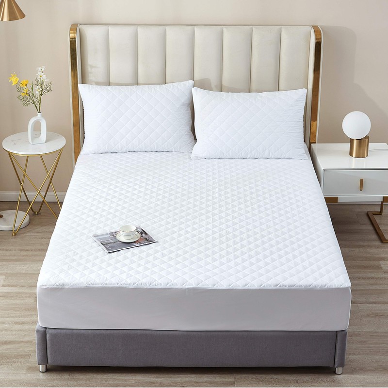Elif Twin XL Extra Long Mattress Protector, 100% Waterproof, Quilted