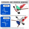 kuailebuy Tube Bender Kit, for 1/4"-7/8" O.D. 90° Forward/Reverse Bending