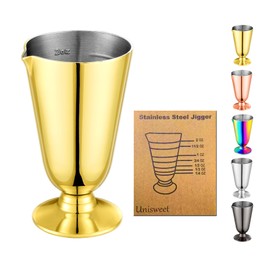 UNISWEET 2 Oz Premium Cocktail Jigger,304 Stainless Steel Materials With Has 7 Measuring Scales Inside,Professional Wine Measuring Machine For Cocktails & Liquor, Good For Bartenders & Home Use