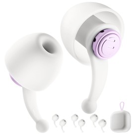 High Fidelity Concert Ear Plugs for Noise Reduction, Silicone Reusable Protection Earplugs, Earplugs for Motorbike Ride, Musician, Work, Festivals, DJ, Sleep, Easy to Focus and Concentrate - Purple