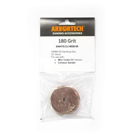 ARBORTECH Orbital Sander Sandpaper for Wood | 20 x 2 inch Sanding Discs | 180 grit Sandpaper for Fine Sanding | SAN.FG.CL18020-05