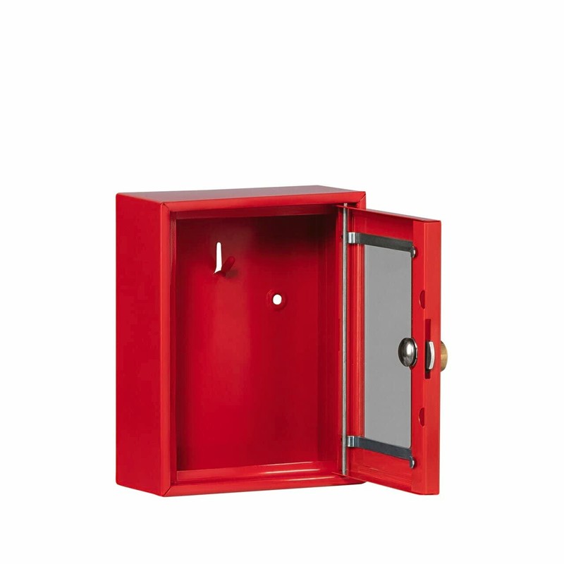 Burg-Wächter 6160 Emergency Key Cabinet, Red, Ohne Hammer