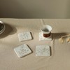 HOME PALETTE Botanical Coasters for Drinks Set of 4, 4.02