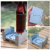 RecDec 2 Pack Solid Fuel Stove Portable Compact Mini Foldable