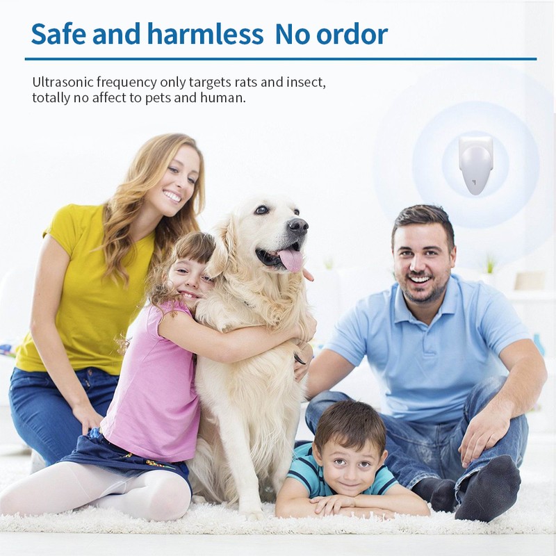 Ultrasonic Pest Repeller Plug Electric Pest Control - Professional Home
