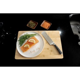 YEHOK Nakiri Knife | 7 Inch Professional Kitchen Knife | German High Carbon Stainless Steel | Ultra Sharp Blade and Ergonomic Handle for Chopping, Slicing | Chef's knives with Gift Box