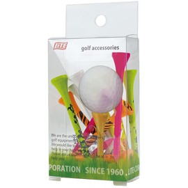 Light Golf Tee T-143 B (020) Design Tee Wood Tee Set T-143 B (020)