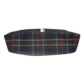 King & Priory Traditional Dark Green Tartan Cummerbund, Scotland