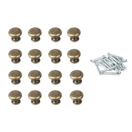 DIY Antique Retro 24x20mm Round Handle Bronze Set of 16 Screws Replacement Knob