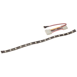 SilverStone SST-LS01R LED Strip Light for Modding PC Cases, Red, 30 cm, 15 LEDs