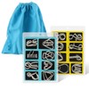 Coogam Metal Wire Puzzle Set of 16 with Pouch,Brain Teaser