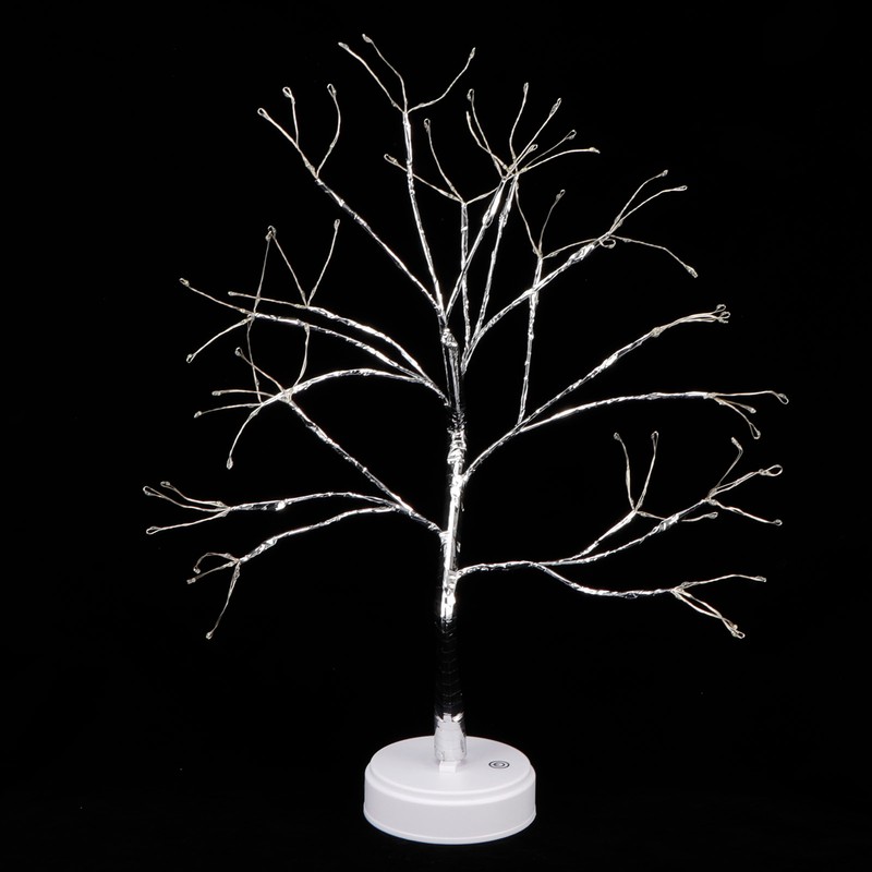 108LED Bonsai Tree Lamp Copper Wire Battery USB Powered Touch