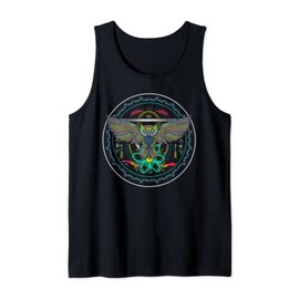Ayahuasca Owl Psychedelic Cute Owl Lovers Hippie Festival Tank Top