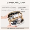 Bolsa de Cosmeticos de Viaje para Mujer, Cosmetiquera de Piel
