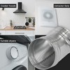5'' Inch / 125mm 90 Degree Duct Connector - Galvanized
