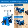 SIIIXS 4-Pack Blue Cabinet Clamps,Face Frame Clamps for Installing Cabinets