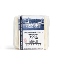 La Corvette  Jabón Orgánico Extra Puro Envuelto en Cubo Hipoalergenico, Hecho 100 de Aceites Vegetales Puros, Sin Parabenos, 200 g.                   