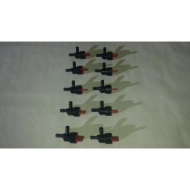 Tecumseh (10) Fuel Shutoff 1/4" Valve 90 Degree fits Toro Ariens Snapper Gas Snowblowers