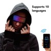 LED Smart Glasses, Full Color Glow Glasses, Bluetooth APP Control,