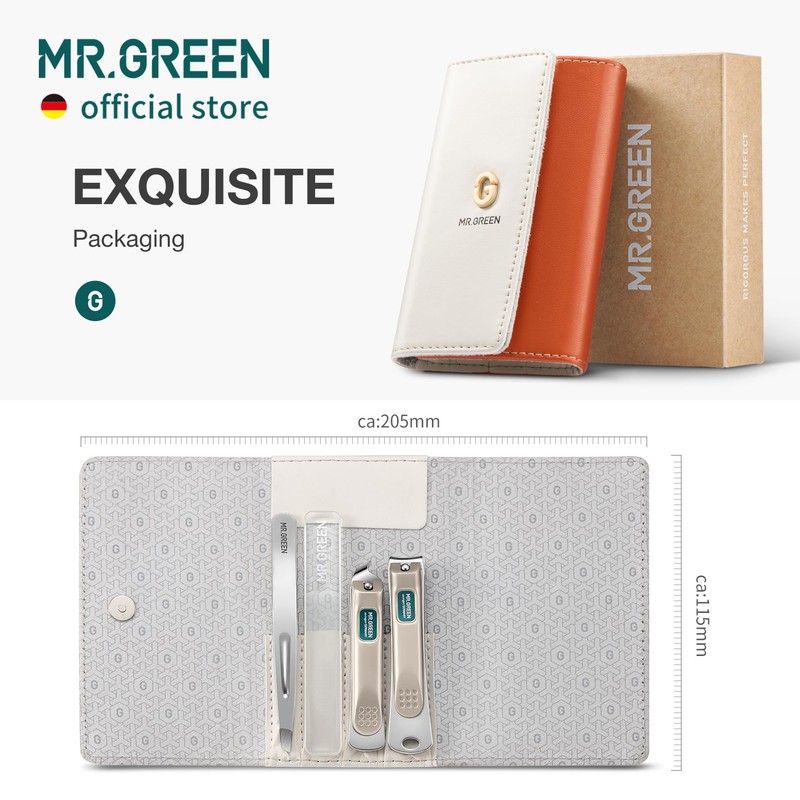 MR.GREEN Colorful Manicure Set Practical Pedicure Kits Nail Clippers Personal