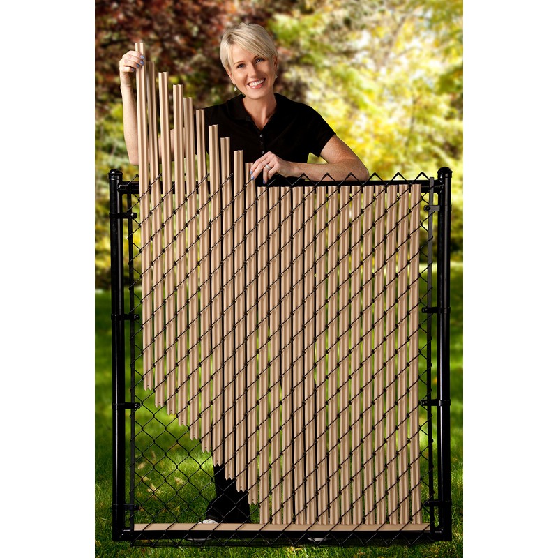 Ridged Slats - Single Wall Bottom Locking Privacy Slat for