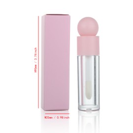 COSIDEA 50pcs 25 * 25 * 95mm lip gloss Craft Matte pink paper box Small packing boxes 350gms for DIY cosmetics