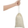 Uadme Cotton bag, cotton bag with drawstring, 22 x 28