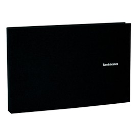 Sekisei Album Pocket Harper House Reminiscence Mini Pocket Album 2L Size 40 Sheet Capacity 2L 21-50 Sheets Cloth Black XP-40G