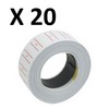 20 Rolls 8 Digit Price Label