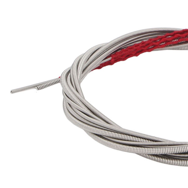 4Pcs Acoustic Bass String Set Stainless Steel Flexible Uniform Vibrations