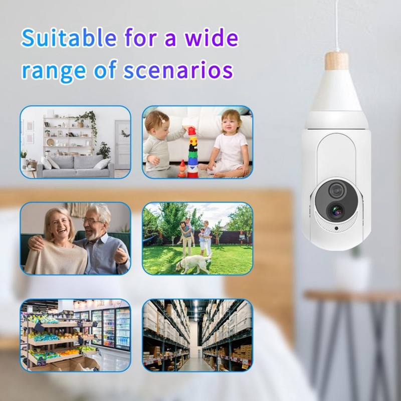 WiFi Camera 2MP Night Vision 2 Way Audio Alarm Function