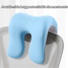 chislim Neck Support for Office Chair,Memory Foam Desk Pillow for